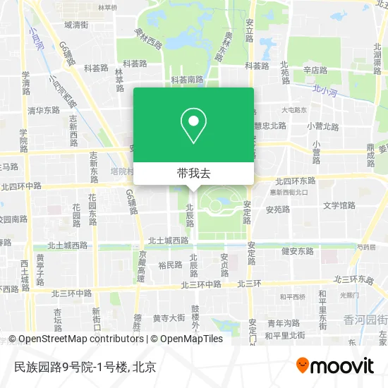 民族园路9号院-1号楼地图
