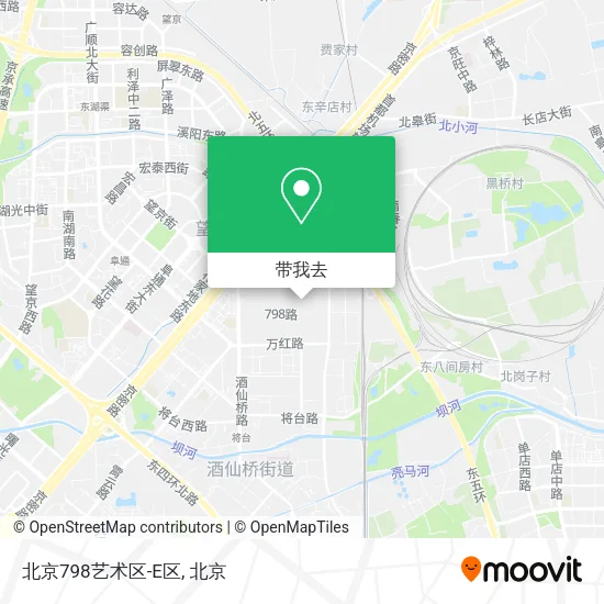 北京798艺术区-E区地图