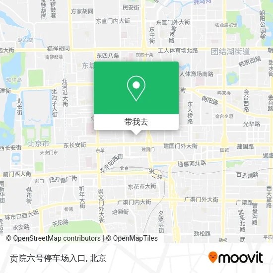 贡院六号停车场入口地图