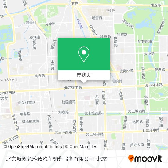 北京新双龙雅致汽车销售服务有限公司地图