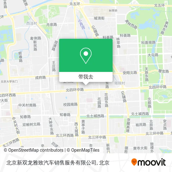 北京新双龙雅致汽车销售服务有限公司地图