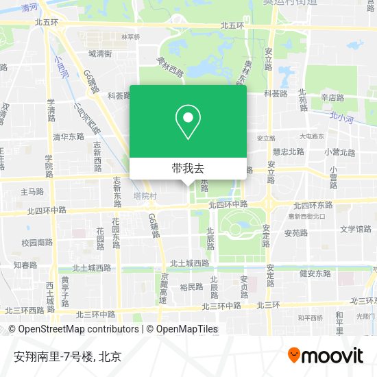 安翔南里-7号楼地图
