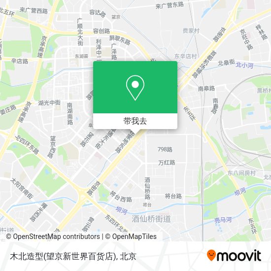 木北造型(望京新世界百货店)地图