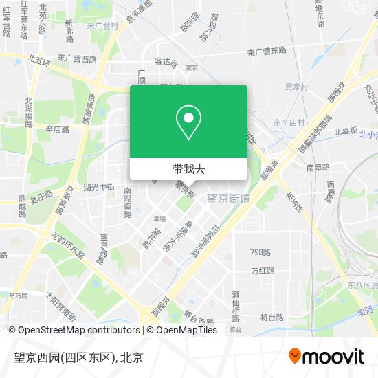 望京西园(四区东区)地图