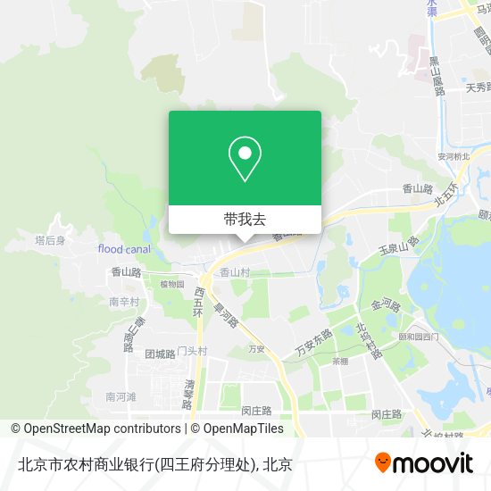 北京市农村商业银行(四王府分理处)地图