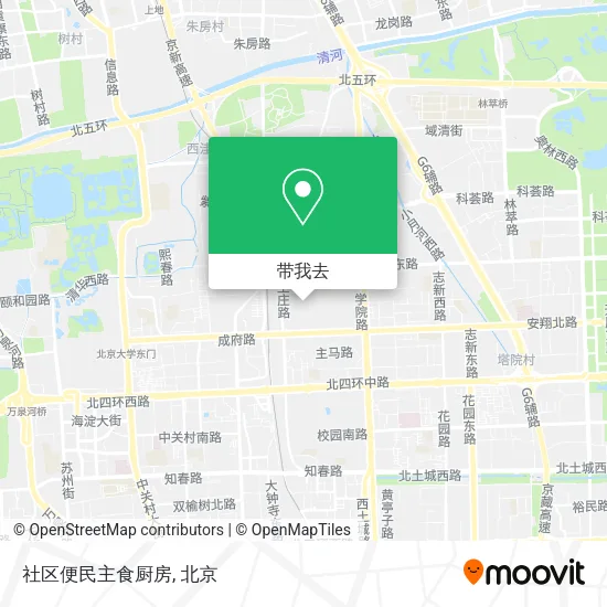社区便民主食厨房地图
