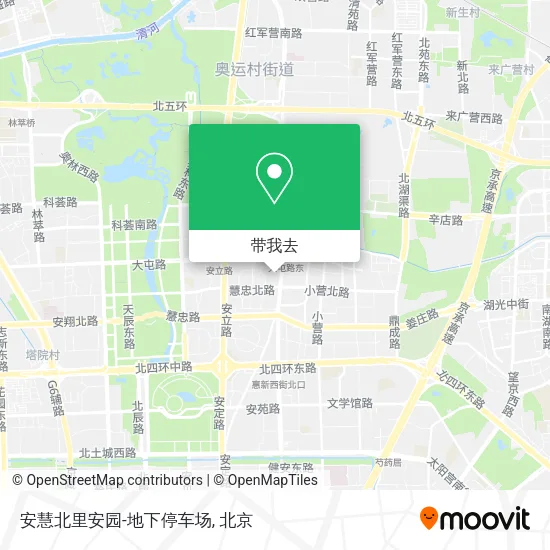 安慧北里安园-地下停车场地图