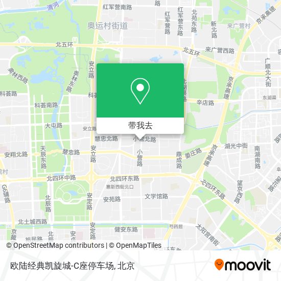 欧陆经典凯旋城-C座停车场地图