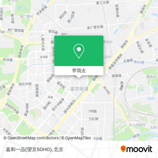 嘉和一品(望京SOHO)地图