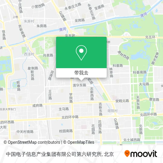 中国电子信息产业集团有限公司第六研究所地图