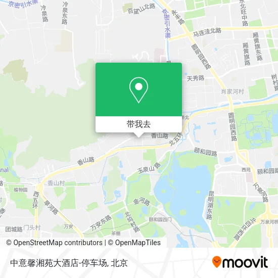 中意馨湘苑大酒店-停车场地图