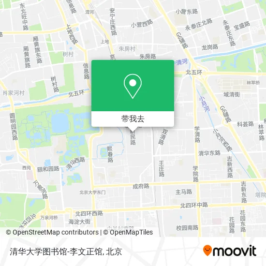 清华大学图书馆-李文正馆地图