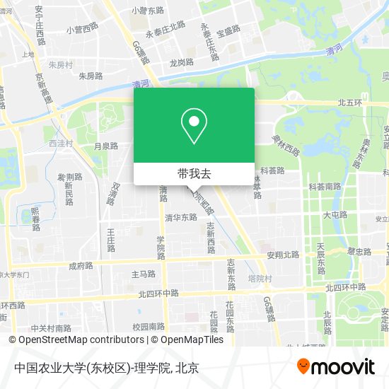 中国农业大学(东校区)-理学院地图