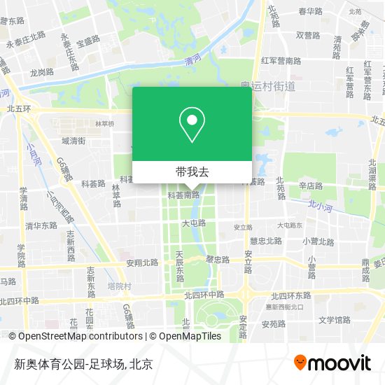 新奥体育公园-足球场地图