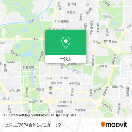上尚足疗SPA会所(大屯店)地图