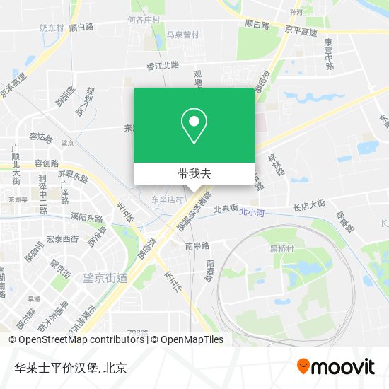 华莱士平价汉堡地图