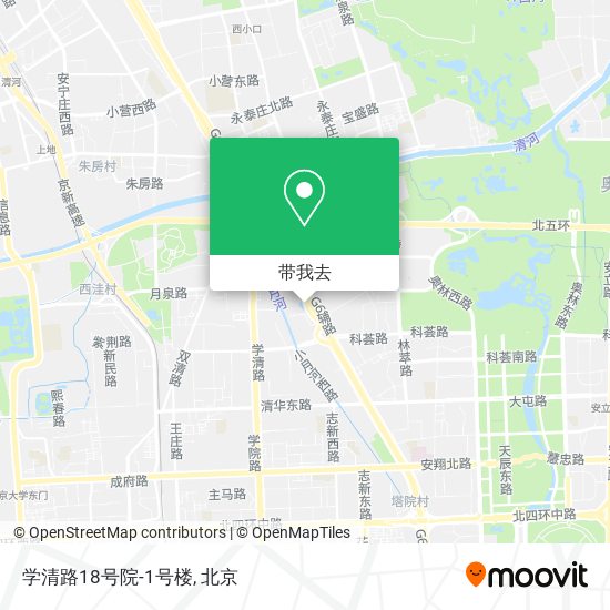 学清路18号院-1号楼地图