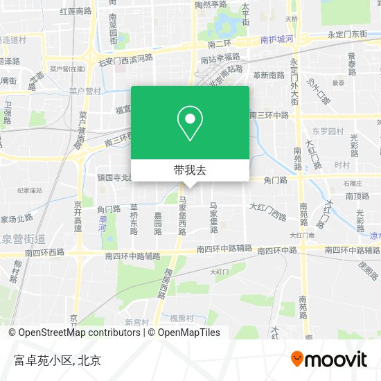 富卓苑小区地图