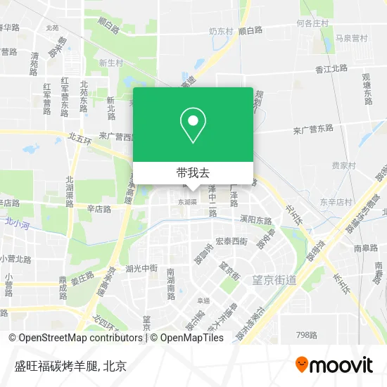盛旺福碳烤羊腿地图