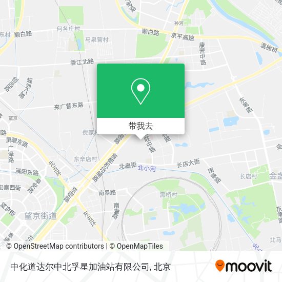 中化道达尔中北孚星加油站有限公司地图