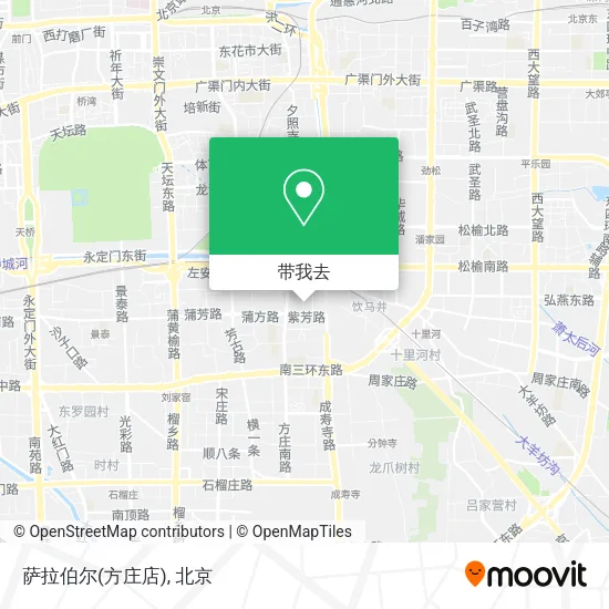 萨拉伯尔(方庄店)地图