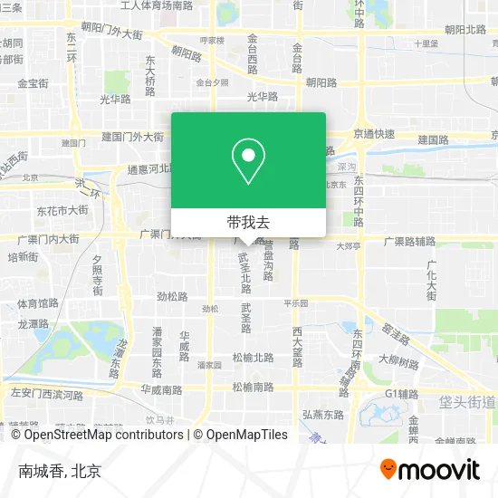 南城香地图