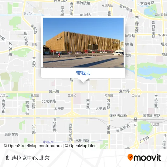 凯迪拉克中心地图