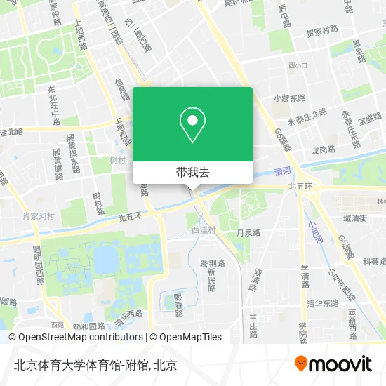 北京体育大学体育馆-附馆地图