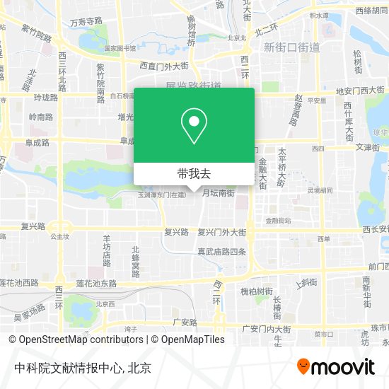 中科院文献情报中心地图