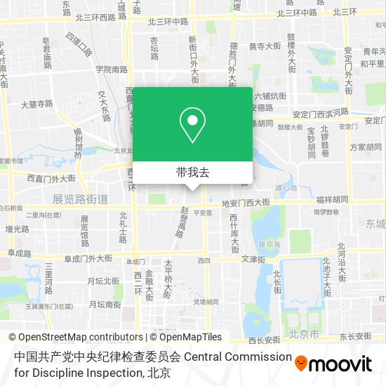 中国共产党中央纪律检查委员会 Central Commission for Discipline Inspection地图
