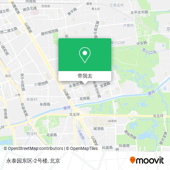 永泰园东区-2号楼地图