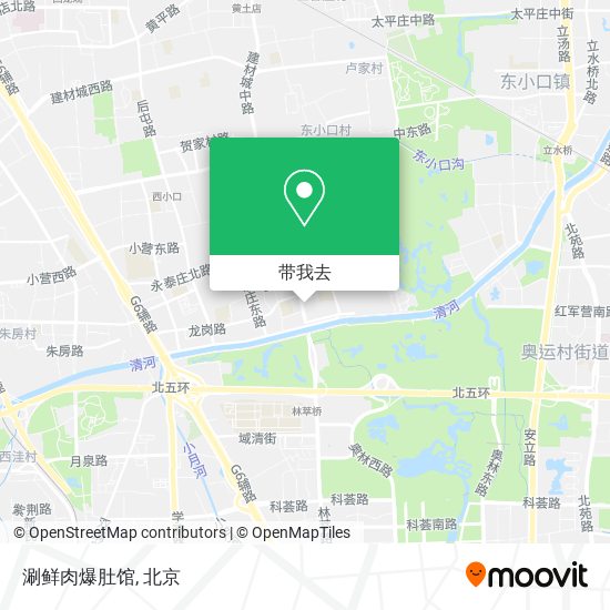 涮鲜肉爆肚馆地图
