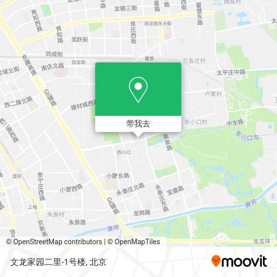 文龙家园二里-1号楼地图
