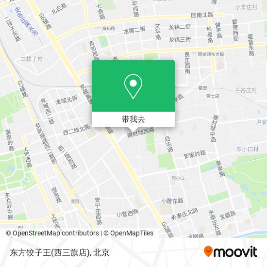 东方饺子王(西三旗店)地图