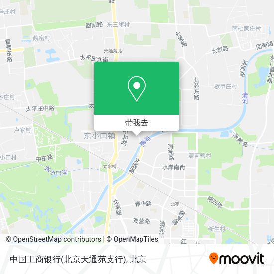 中国工商银行(北京天通苑支行)地图