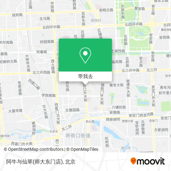 阿牛与仙草(师大东门店)地图