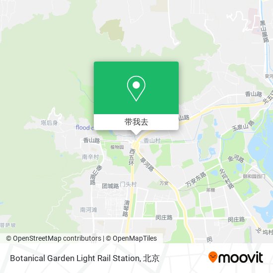 Botanical Garden Light Rail Station地图