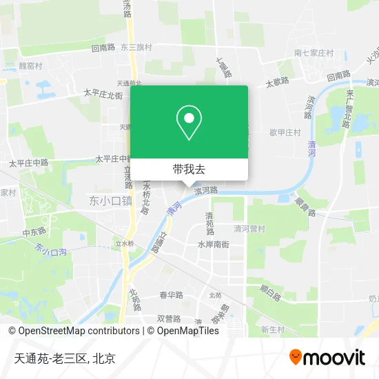 天通苑-老三区地图