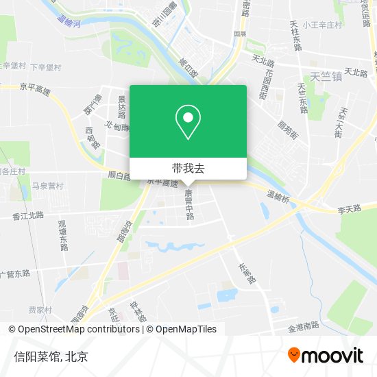 信阳菜馆地图