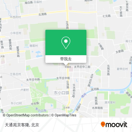 天通苑京客隆地图