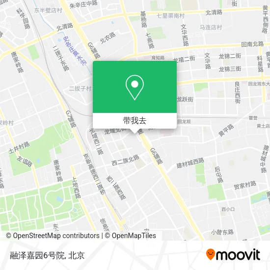 融泽嘉园6号院地图