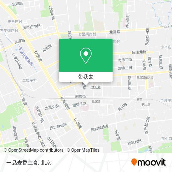 一品麦香主食地图