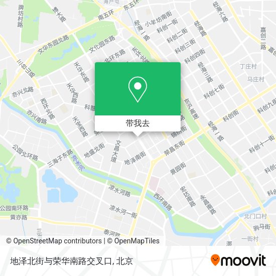 地泽北街与荣华南路交叉口地图