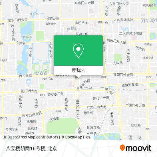 八宝楼胡同16号楼地图