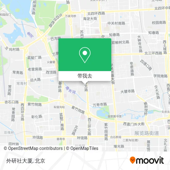 外研社大厦地图