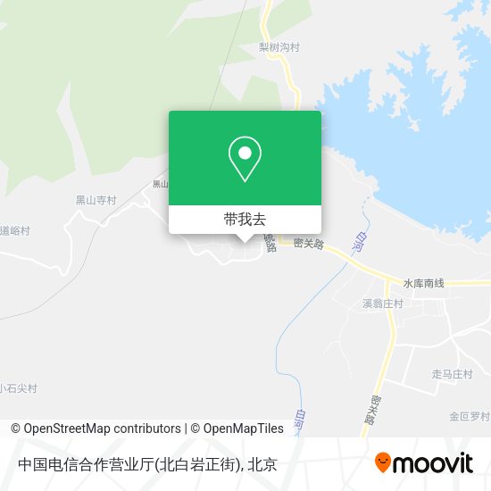 中国电信合作营业厅(北白岩正街)地图