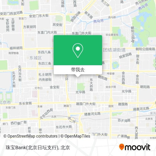 珠宝Bank(北京日坛支行)地图