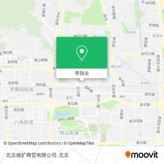 北京德扩商贸有限公司地图