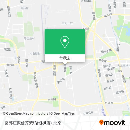 富郭庄振信芥茉鸡(银枫店)地图
