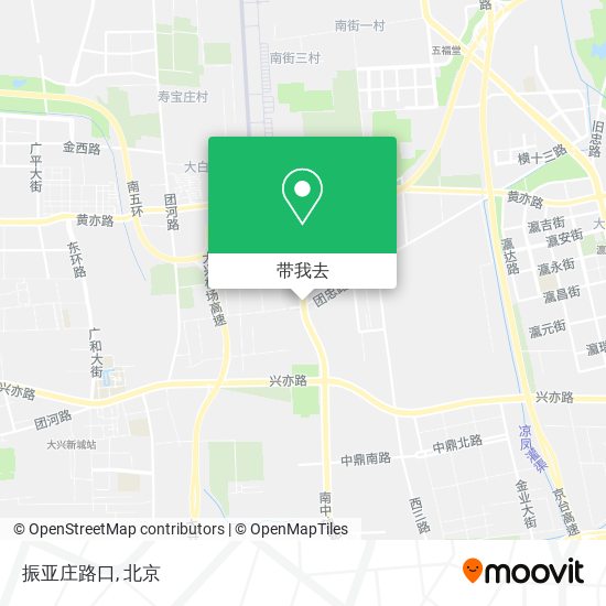 振亚庄路口地图